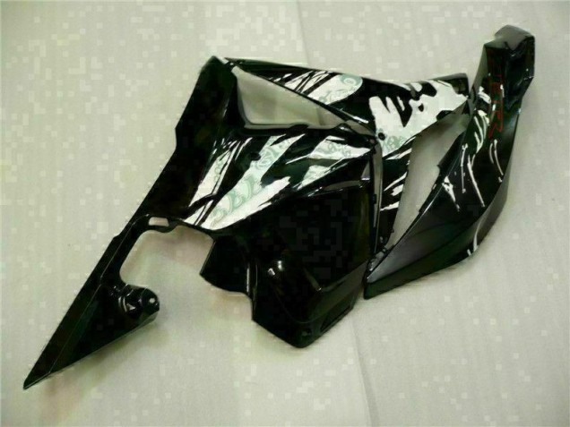 09-12 Schwarz CBR600RR Motorrad Vollverkleidung & Plastik