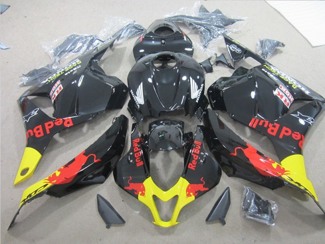 09-12 Schwarz Gelb Rot Bull CBR600RR Motorrad Verkleidung 09-12 Schwarz Gelb Rot Bull CBR600RR Motorrad Verkleidung