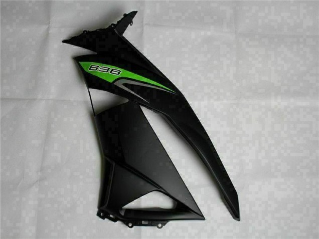 09-12 Schwarz Grün 636 ZX6R Motorrad Verkleidung
