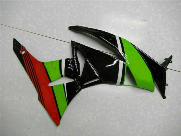 09-12 Schwarz Grün Rot ZX6R Motorrad Verkleidung