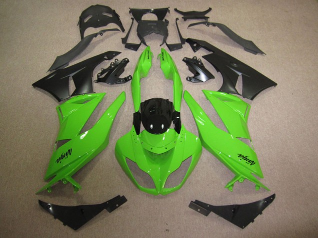 09-12 Schwarz Grün ZX6R Motorrad Verkleidung 09-12 Schwarz Grün ZX6R Motorrad Verkleidung
