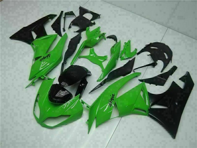 09-12 Schwarz Grün ZX6R Motorrad Verkleidung & Plastik