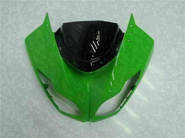 09-12 Schwarz Grün ZX6R Motorrad Verkleidung & Plastik
