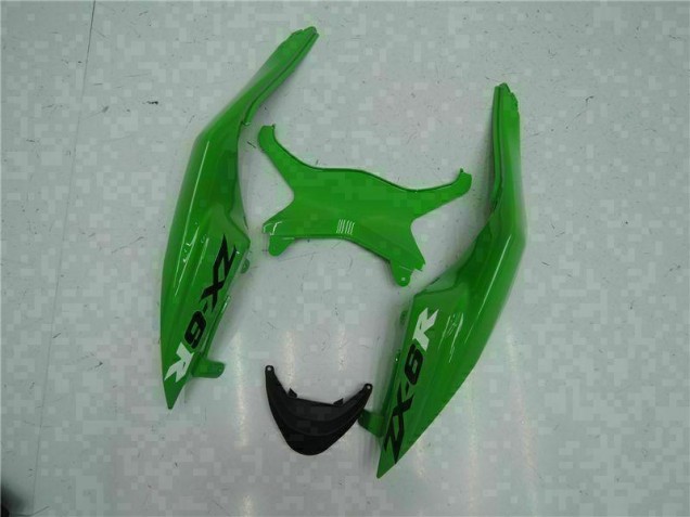 09-12 Schwarz Grün ZX6R Motorrad Verkleidung & Plastik