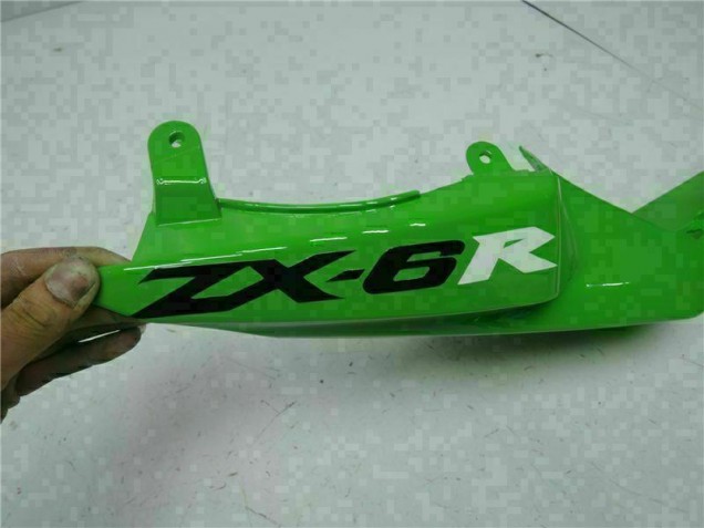 09-12 Schwarz Grün ZX6R Motorrad Verkleidung & Plastik