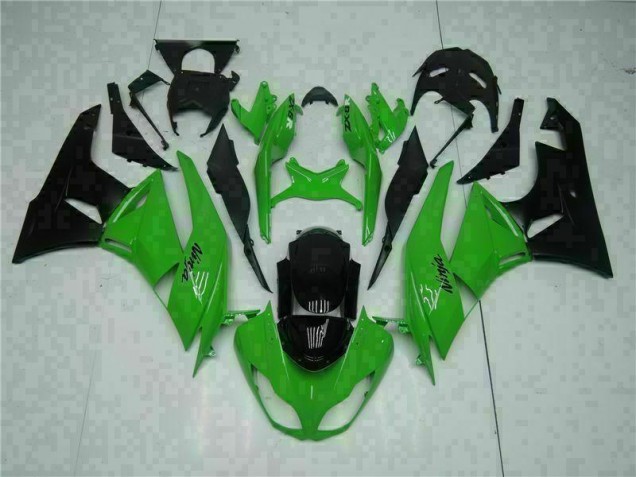 09-12 Schwarz Grün ZX6R Motorrad Verkleidung & Plastik
