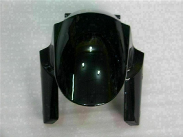 09-12 Schwarz Grün ZX6R Motorrad Vollverkleidung