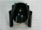 09-12 Schwarz Grün ZX6R Motorrad Vollverkleidung