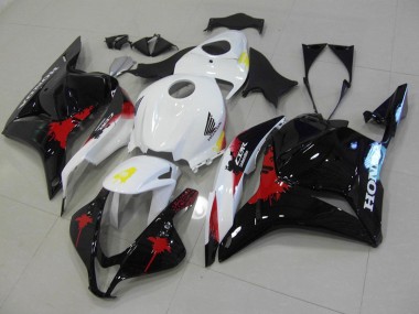 09-12 Schwarz Rote Weiß CBR600RR Motorrad Verkleidung