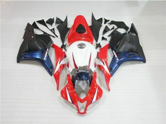 09-12 Schwarz Rote Weiß CBR600RR Motorrad Verkleidungen