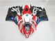 09-12 Schwarz Rote Weiß CBR600RR Motorrad Verkleidungen