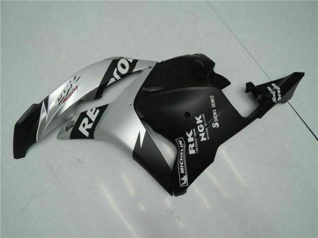 09-12 Schwarz Silber Repsol CBR600RR Motorrad Verkleidung 09-12 Schwarz Silber Repsol CBR600RR Motorrad Verkleidung