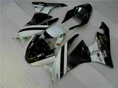 09-12 Schwarz Weiß 3M Touch4 ZX6R Motorrad Verkleidungen