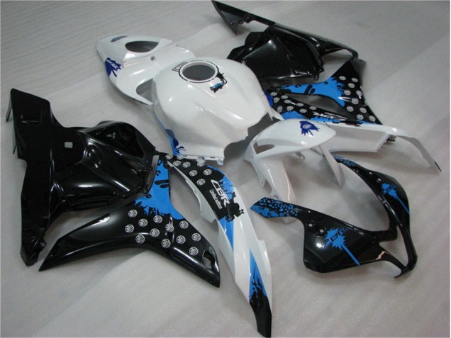 09-12 Schwarz Weiß Blau CBR600RR Motorrad Verkleidung