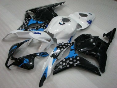 09-12 Schwarz Weiß Blau CBR600RR Motorrad Verkleidung