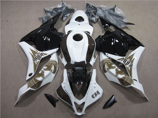 09-12 Schwarz Weiß CBR600RR Motorrad Verkleidung & Plastik 09-12 Schwarz Weiß CBR600RR Motorrad Verkleidung & Plastik