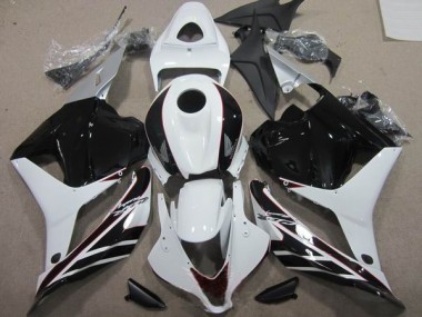 09-12 Schwarz Weiß CBR600RR Motorrad Verkleidungen