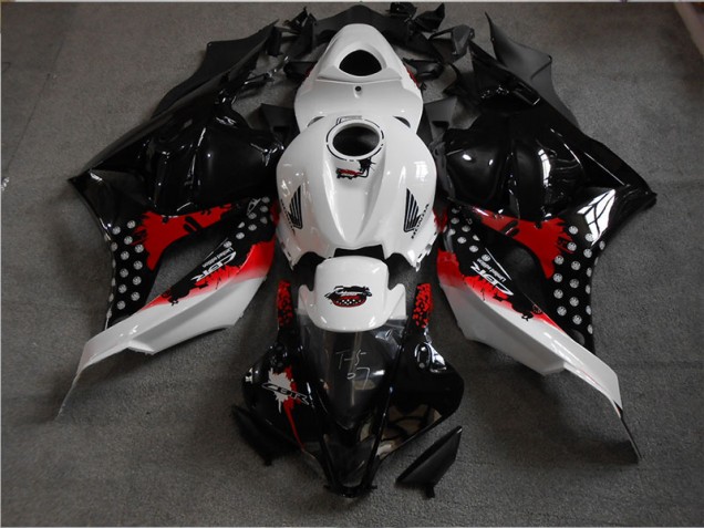 09-12 Schwarz Weiß Rot CBR600RR Motorrad Verkleidung