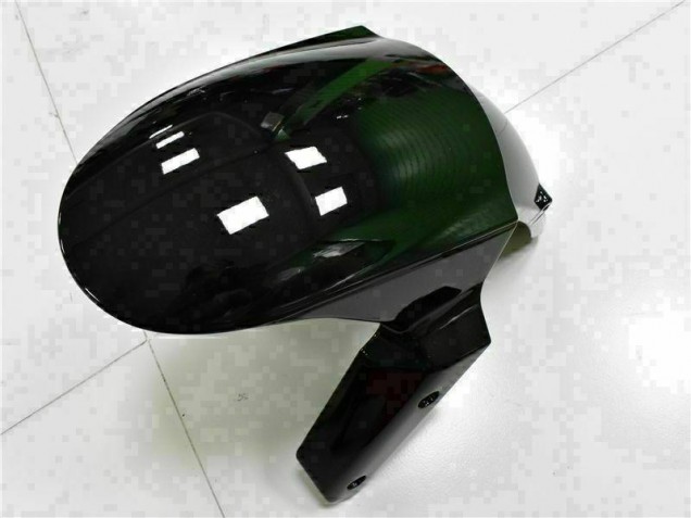 09-12 Schwarz weißer Ninja ZX6R Motorrad Verkleidung