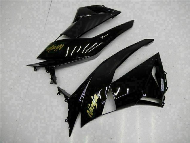 09-12 Schwarzgold Ninja ZX6R Motorrad Verkleidung 09-12 Schwarzgold Ninja ZX6R Motorrad Verkleidung
