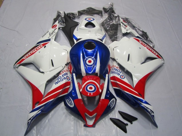 09-12 Weiß Blau Rot CBR600RR Motorrad Verkleidungen