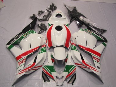 09-12 Weiß Grün Rot CBR600RR Motorrad Verkleidung