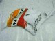 09-12 Weiß Orange Repsol CBR600RR Motorrad Verkleidung