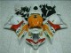09-12 Weiß Orange Repsol CBR600RR Motorrad Verkleidung