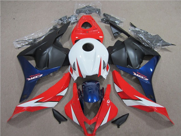 09-12 Weiß Rot Blau CBR600RR Motorrad Verkleidung