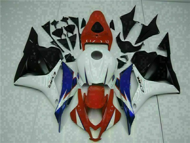 09-12 Weiß Rot Schwarz Blau CBR600RR Motorrad Verkleidung