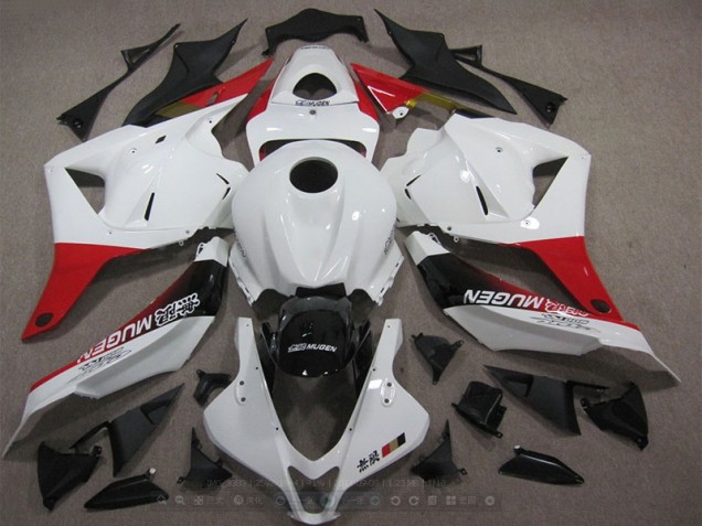 09-12 Weiß Rot Schwarz Mugen CBR600RR Motorrad Verkleidung