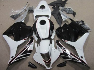 09-12 Weiß Schwarz CBR600RR Motorrad Verkleidung
