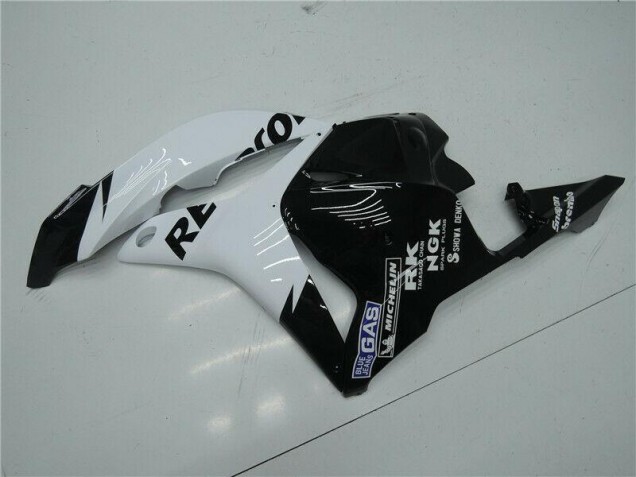 09-12 Weiß Schwarz CBR600RR Motorrad Verkleidungen