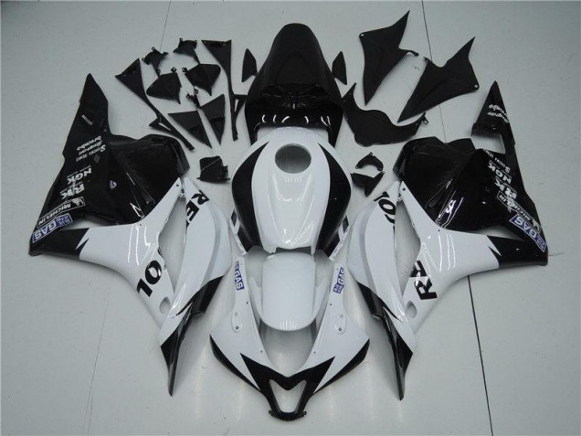 09-12 Weiß Schwarz CBR600RR Motorrad Verkleidungen
