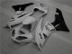 09-12 Weiß Schwarz Ninja ZX6R Motorrad Verkleidung