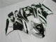 09-12 Weiß Schwarz ZX6R Motorrad Verkleidung 09-12 Weiß Schwarz ZX6R Motorrad Verkleidung