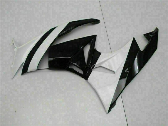 09-12 Weiß Schwarz ZX6R Motorrad Verkleidung 09-12 Weiß Schwarz ZX6R Motorrad Verkleidung