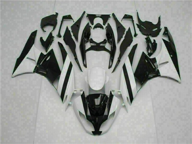 09-12 Weiß Schwarz ZX6R Motorrad Verkleidung 09-12 Weiß Schwarz ZX6R Motorrad Verkleidung