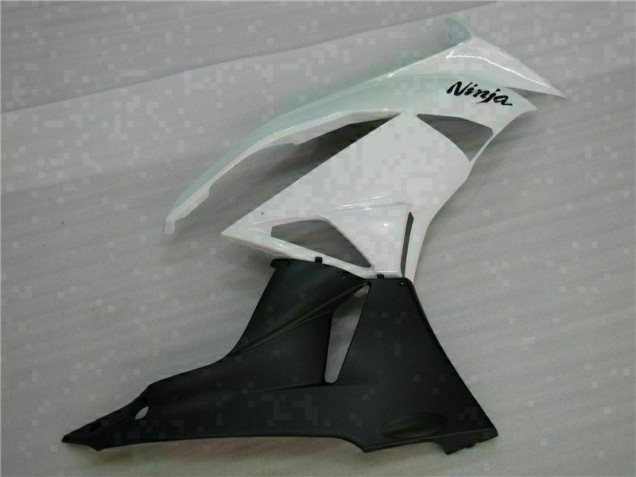 09-12 Weiß Schwarz ZX6R Motorrad Verkleidungen