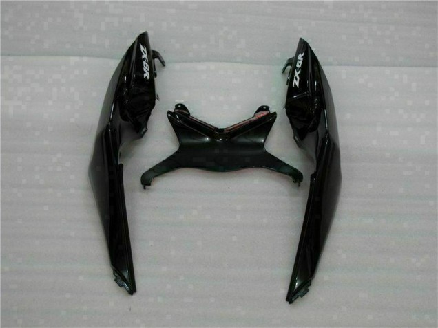 09-12 Weiß Schwarz ZX6R Motorrad Verkleidungen