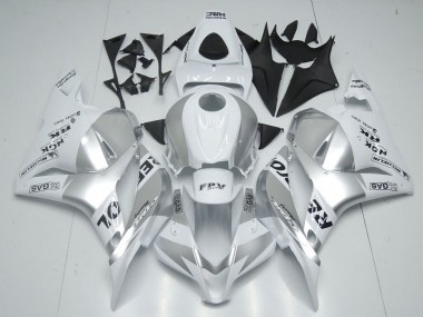 09-12 Weiß Silber Repsol CBR600RR Motorrad Verkleidung