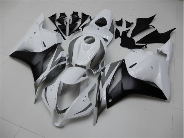 09-12 Weiß Silber Schwarz CBR600RR Motorrad Verkleidung