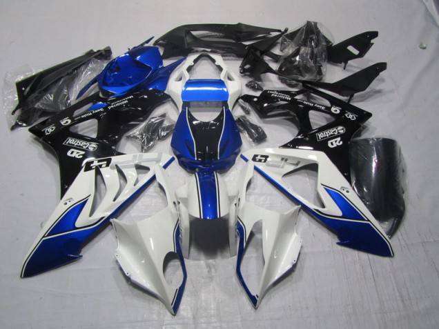 09-14 Blau Weiß S1000RR Motorrad Verkleidung 09-14 Blau Weiß S1000RR Motorrad Verkleidung