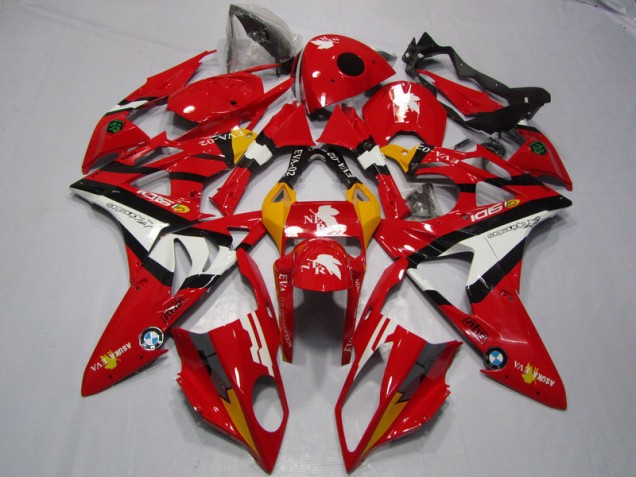 09-14 Rot Weiß S1000RR Motorrad Verkleidung 09-14 Rot Weiß S1000RR Motorrad Verkleidung