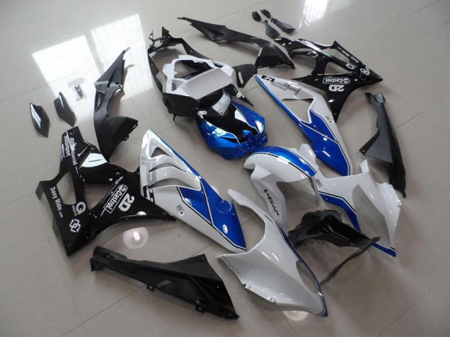 09-14 Weiß Blau Schwarz S1000RR Motorrad Verkleidung 09-14 Weiß Blau Schwarz S1000RR Motorrad Verkleidung