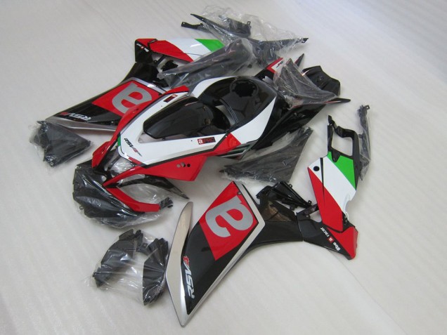 09-15 Schwarz Rot RSV4 Motorrad Vollverkleidung