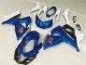 09-16 Blau Weiß GSXR 1000 Motorrad Verkleidungen & Plastik
