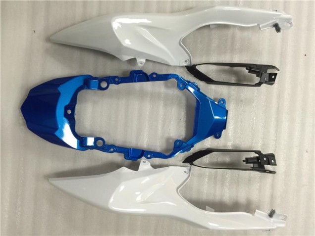 09-16 Blau Weiß GSXR 1000 Motorrad Verkleidungen & Plastik