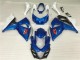 09-16 Blau Weiß GSXR 1000 Motorrad Verkleidungen & Plastik