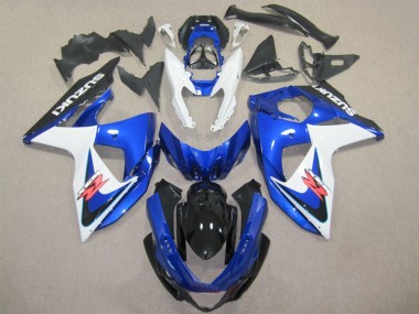 09-16 Blau Weiß GSXR 1000 Motorrad Vollverkleidung